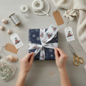 Kerst Octopus, aanpasbaar Satijnen Lint