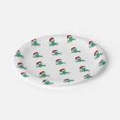 Kerst Octopus Papieren Bordje (Gekanteld)