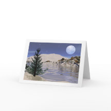 Kerst of Zonnewende Kaart - "Solstice Blessings"