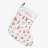 Kerst Oh wat leuk eerste kerst Grote Kerstsok (Voorkant (Hangend))