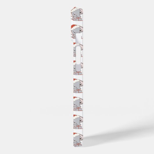 Kerst Olifant iPhone Case (Achterkant / Links)