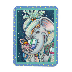 KERST OLIFANT, KRONKELIG VAN GESCHENKEN & GOEDE JU MAGNEET