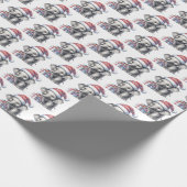 Kerst olifant met geschenken cadeaupapier (Hoek)