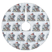 Kerst olifant met geschenken kerstboom rok (Voorkant)