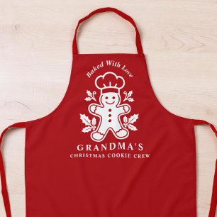 Kerst Oma Cookie Crew Vakantie Bakken Schort