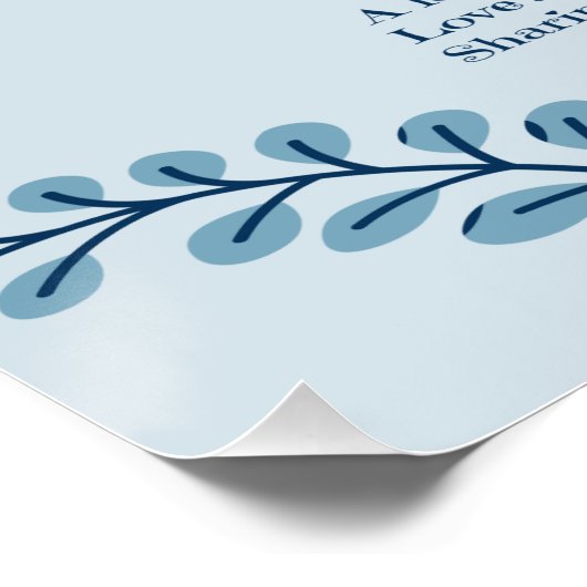 Kerst omhelzen liefde gedicht perfect poster (Hoek)