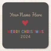 Kerst Onderzetter 2024 (Voorkant)