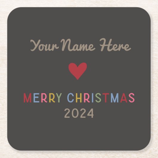  Kerst Onderzetter 2024 (Voorkant)