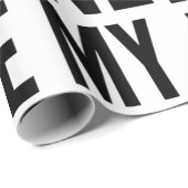 Kerst-ondeugende liefde voor mijn zee cadeaupapier (Rol Hoek)