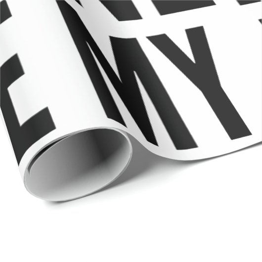 Kerst-ondeugende liefde voor mijn zee cadeaupapier (Rol Hoek)