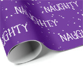 Kerst ONDEUGENDE Tekst met Sneeuwvlokken Cadeaupapier (Rol Hoek)