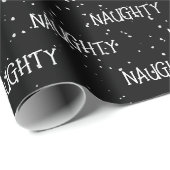 Kerst ONDEUGENDE Tekst met Sneeuwvlokken Cadeaupapier (Rol Hoek)