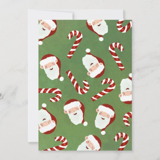 Kerst Ontbijt Uitnodiging met Santa Barley (Achterkant)