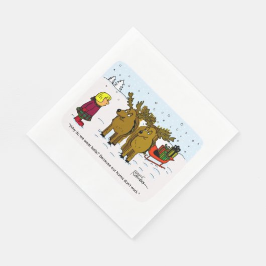 Kerst ontwerp 12 servet (Hoek)