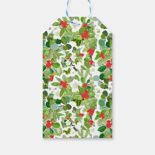 Kerst ontwerp op Gift Labels Cadeaulabel (Achterkant)