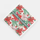 Kerst ontwerp papier servetten (Hoek)