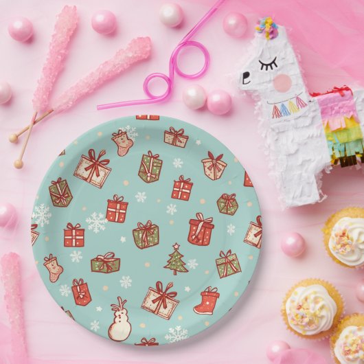 Kerst Ontwerp Papieren Borden Papieren Bordje (Feest)