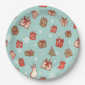 Kerst Ontwerp Papieren Borden Papieren Bordje (Voorkant)