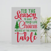 Kerst ontwerp seizoen van keuzes (Staand voorkant)