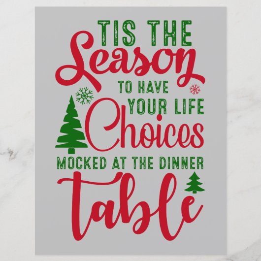 Kerst ontwerp seizoen van keuzes (Voorkant)