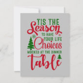 Kerst ontwerp seizoen van keuzes (Voorkant)