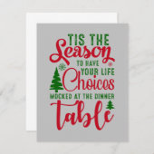 Kerst ontwerp seizoen van keuzes (Voorkant / Achterkant)