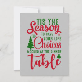 Kerst ontwerp seizoen van keuzes