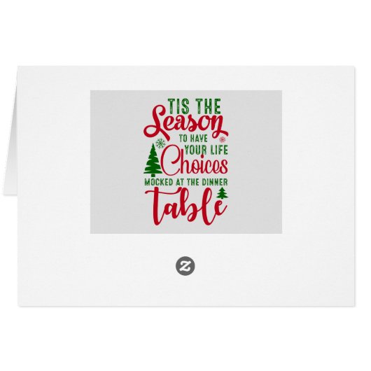 Kerst ontwerp seizoen van keuzes (Achterkant Horizontaal)