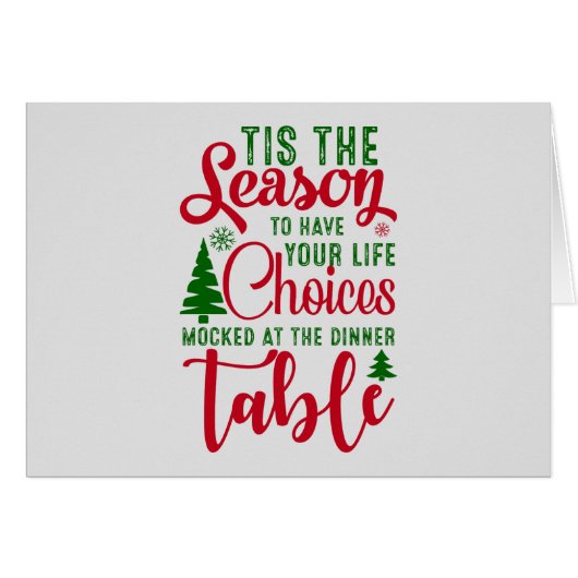 Kerst ontwerp seizoen van keuzes (Voorkant Horizontaal)