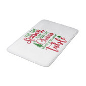 Kerst ontwerp seizoen van keuzes badmat (Gekanteld)