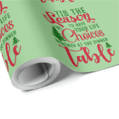 Kerst ontwerp seizoen van keuzes cadeaupapier (Rol Hoek)