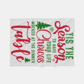 Kerst ontwerp seizoen van keuzes fleece deken (Voorkant (Horizontaal))