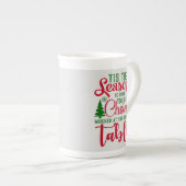 Kerst ontwerp seizoen van keuzes porselein kop (Voorkant rechts)