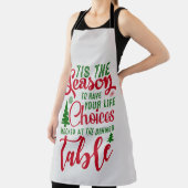 Kerst ontwerp seizoen van keuzes schort (Insitu)