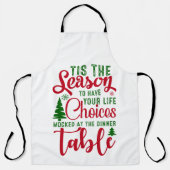 Kerst ontwerp seizoen van keuzes schort (Voorkant)