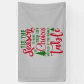 Kerst ontwerp seizoen van keuzes spandoek (Verticaal)