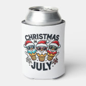Kerst op 4 juli Ice Cream USA Blikjeskoeler (Blikje Voorkant)