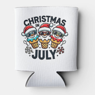 Kerst op 4 juli Ice Cream USA Blikjeskoeler