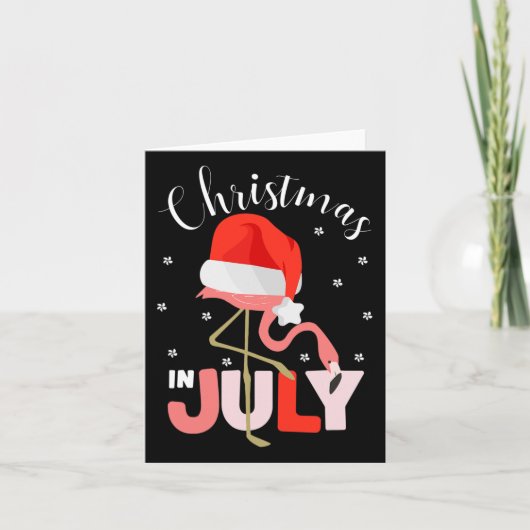 Kerst op 5 juli kaart (Voorkant)