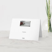 Kerst op de boerderij feestdagen kaart (Achterkant)