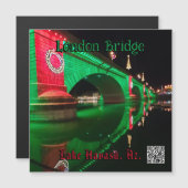Kerst op de London Bridge, Lake Havasu, Az. (Voorkant / Achterkant)