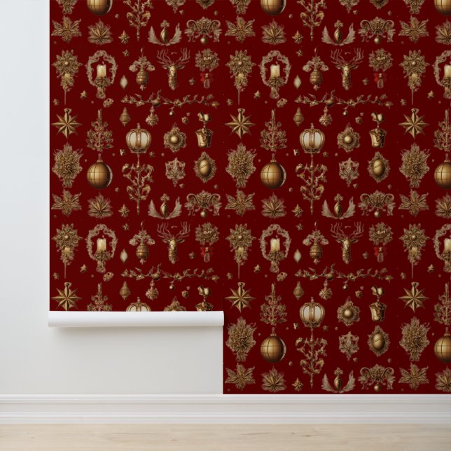 Kerst op de muur behang (Applicatie)