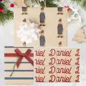 Kerst op de Steigers Inpakpapier Vel