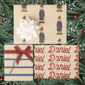 Kerst op de Steigers Inpakpapier Vel