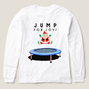 Kerst op de trampoline Tri-Blend shirt