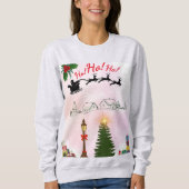 Kerst op het Boerderij Sweatshirt (Voorkant)