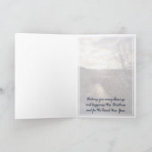 Kerst op het Spokane River Wenskaart Feestdagen Kaart (Binnen)