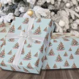 Kerst op het strand cadeaupapier