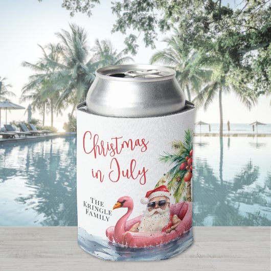 Kerst op het strand in juli blikjeskoeler