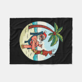 Kerst op het strand in juli fleece deken (Voorkant (Horizontaal))